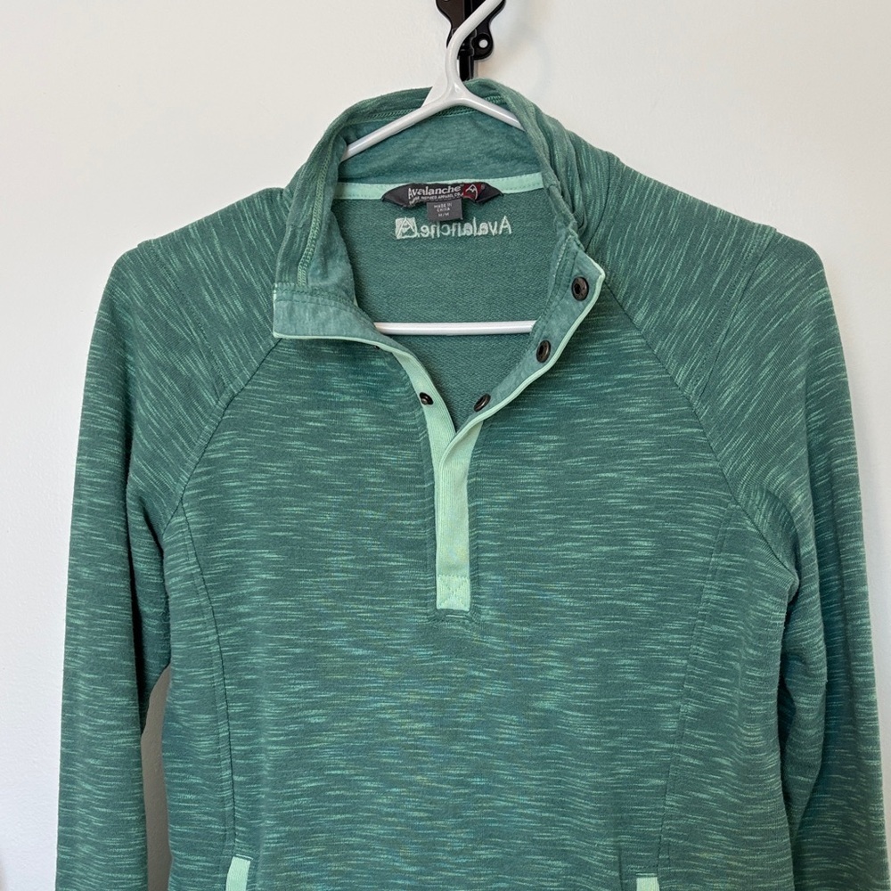 Avalanche Green Women's Sweater - Picture 4 of 9